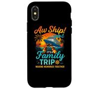 Aw Ship It's A Family Trip 2028 Shirt Camiseta divertida Carcasa para iPhone X/XS