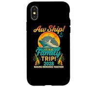 Aw Ship It's A Family Trip 2028 Shirt Camiseta divertida Carcasa para iPhone X/XS