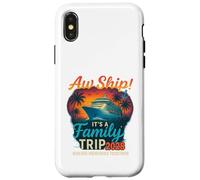 Aw Ship It's A Family Trip 2028 Shirt Camiseta divertida Carcasa para iPhone X/XS