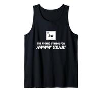 Aw the Atomic Symbol for AWWW YEAH! Funny Chemistry Camiseta sin Mangas