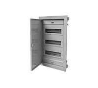 AW-Tools Distribuidor pequeño C.1536 de 3 filas para 36 + 6 TE metal gris (RAL 9016)