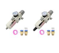 AW2000-02 AW3000-03 AW4000-04 Controlador de filtro de aire del compresor Filtros separadores de aceite Regulador de presión de aire neumático(AW4000-04 PC12-04,Manual Drainage)