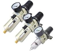 AW2000-02 AW3000-03 AW4000-04 regulador de presión de aire neumático compresor filtro de aire controlador separador de aceite automático SM20PM20(Aw3000-03 Pc8-03,Fiber Filter)