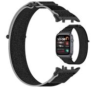 AWADUO Compatible con Huawei Watch D2, correa de nailon de repuesto, suave y duradera, con accesorios para reloj inteligente de liberación rápida (negro y gris), Silicona, Sin gemas