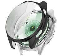 AWADUO Compatible con Huawei Watch GT6 de 46 mm, funda protectora de repuesto completo, carcasa de TPU suave y duradera, accesorios de reloj inteligente (negro)