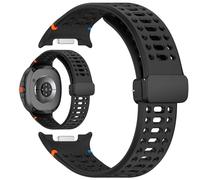 AWADUO Compatible con Samsung Galaxy Watch 8 Classic 47 mm/8 40 mm/8 44 mm correa de repuesto de silicona para muñeca plegable suave y duradera con accesorios para reloj inteligente de liberación