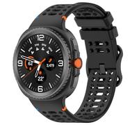 AWADUO Compatible con Samsung Galaxy Watch 8 Classic 47 mm/8 40 mm/8 44 mm correa de repuesto de silicona suave y duradera con accesorios para reloj inteligente de liberación rápida (negro)