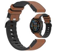 AWADUO Correa de repuesto compatible con Garmin Quatix8 de 47 mm/Tactix8 de 47 mm, correa de silicona suave y duradera con accesorios de liberación rápida (22 mm/negro + gris), 47mm, Acero inoxidable