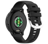 AWADUO Correa de repuesto compatible con Garmin Venu 4 de 41 mm/3S/2S/Forerunner 265S de silicona, suave y duradera, con accesorio de liberación rápida (18 mm/negro)