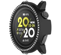 AWADUO Funda protectora compatible con COROS PACE Pro para reloj inteligente, repuesto de PC, funda protectora de diamantes sintéticos, accesorios de reloj (negro)