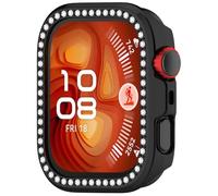 AWADUO Funda protectora compatible con Huawei Wacth Fit 4 para reloj inteligente, repuesto de PC, funda protectora de diamante sintético, accesorios de reloj (negro)