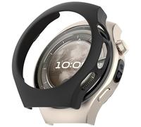 AWADUO Funda protectora compatible con Huawei Watch 5 de 42 mm, funda protectora de silicona para reloj inteligente, funda protectora de policarbonato suave y duradera, accesorios de reloj (negro)