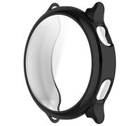 AWADUO Funda protectora completa compatible con Garmin Vivoactive 6, funda protectora de silicona TPU para reloj inteligente, suave y duradera, accesorios de reloj (negro)