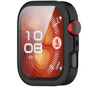 AWADUO Funda protectora completa compatible con Huawei Watch Fit 4 Pro, funda protectora de silicona TPU suave y duradera, accesorios de reloj (negro)