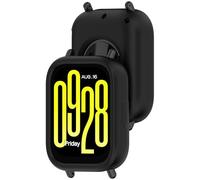 AWADUO Funda protectora de repuesto para reloj inteligente compatible con Redmi Watch 5 Active, carcasa de silicona anticaídas, accesorios de reloj (negro)
