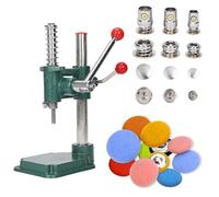 awagas Máquina para Forrar Botones de Tela Hecha a Mano con 3 Moldes (18 mm, 25 mm, 30 mm) y 300 Piezas