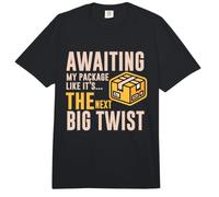 Awaiting MY Package Like IT S The Next Big Twist Comfort Colors Adult Heavyweight T-Shirt