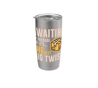 AWAITING MY PACKAGE LIKE IT S THE NEXT BIG TWIST Vaso térmico de acero inoxidable de doble pared