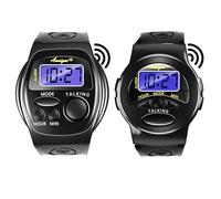 Awaiymi Paquete de 2 Relojes parlantes en inglés para Ciegos, Reloj de Voz Femenino Transparente para Personas con discapacidad Visual, fácil de Usar para Personas Mayores, ciegas, con discapacidad