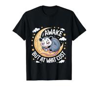 Awake But At What Cost Existencia sarcástica de sueño - Camiseta gráfica económica, Hombre, Negro, XL