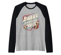 Awake But At What Cost Sarcastic Sleepy Existence - Camiseta Manga Raglan