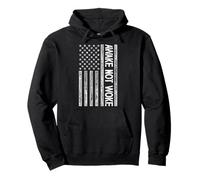 Awake Not Woke Pro Freedom American Patriot Sudadera con Capucha