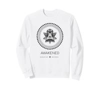 Awakened Bloom In Light Rise In Peace (gráfico de Mandala Bohemio) Sudadera