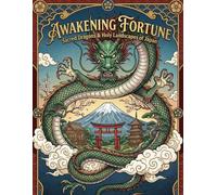 Awakening Fortune Sacred Dragons & Holy Landscapes of Japan: An Inspirational Adult Coloring Book