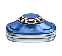 awakentti Ambientadores solares para automóvil, fragancia natural, aroma alimentado por energía solar, difusor de aceite esencial para coche para vacaciones familiares en vehículos (azul)
