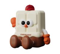 awakentti Linda luz nocturna, lámpara de silicona de pollo regulable y creativa con sensor táctil, batería de gran capacidad de 1200 mAh, material de silicona, luces nocturnas para niños, regalos para