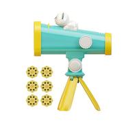 awakentti - Proyector de juguete 2 en 1 con trípode, proyector de luces nocturnas, libro de cuentos, juguete para niñas y niños, educación para dormir