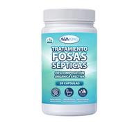 AWAKING Tratamiento Fosas Sépticas 20 Cápsulas | Pastillas con Bacterias Activas | Mantenimiento Mensual y Eliminación de Olores | Fácil Uso en Tuberías y WC | Dosis Pre-Medidas