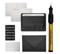 AWANGUARD Senator Basic Plus Bitcoin - Cartera de acero, 3 x 24 palabras, almacenamiento de frases de semillas de recuperación + kit de grabado, placa de metal para todo software y hardware