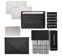 AWANGUARD Ultimate Basic Plus - Cartera de Acero para Bitcoin, Crypto Wallet, Seed Phrase Metal Storage, Placa Metálica de Frase 3x24 SEED, Compatible con TODOS los Crypto Monederos