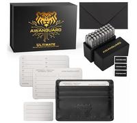 AWANGUARD Ultimate Lite - Cartera de Acero para Bitcoin, Crypto Wallet, Seed Phrase Metal Storage, Placa Metálica de Frase 3x24 SEED, Compatible con TODOS los Crypto Monederos