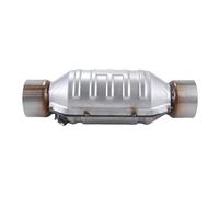 AWAOVV Catalizador universal, 3, 400 celdas, silenciador alto, catalizador, Euro 1, redondo, acero inoxidable