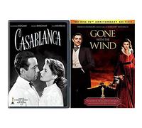 Award Winners Gone with the Wind DVD + Casablanca Classic Screen Series Double Feature