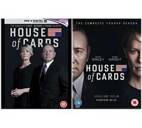 Award-winning Political Drama - House of Cards Complete Season 1 2 3 4 Collection - Based on the novel by Michael Dobbs and the subsequent BBC adaptation of the book