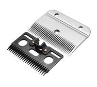 Awasa Soporte peine 3mm grueso caballo Clipper reemplazo acero caballo oveja aseo curling cortador negro plata