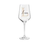 AWASG Letra de copa de vino personalizada con nombre, regalo para amantes del vino, mujeres, mejor amiga, mamá, inicial, copa de vino (copa de vino blanco, 430 ml)