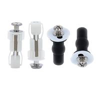 AWAVM 4 piezas de tornillos tapa WC, bisagras tapa WC roca, bisagras tapa WC, fijación de para asiento de inodoro, piezas de repuesto para inodoro, tornillos de repuesto para tapa de
