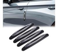 AWCYRHI 4 Piezas Tira Anticolisión para Coche, para Infiniti Q50 Q70 Q60 QX50 QX70 QX80 FX G M EX Protectores de Puerta de Coche,Tira Protección Parachoques,A/Black