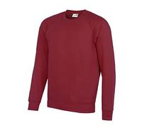 Awdis Academy AC001 Academy - Sudadera raglán, Academy Claret, Small