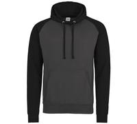 Awdis Just Hoods - Sudadera con capucha Modelo Baseball en 2 tonalidades Unisex