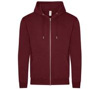 Awdis Sudadera Con Capucha Jersey De Algodón Mezcla Con Cremallera