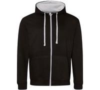 Awdis - Sudadera con Cremallera Varsity de Jaspeado para Hombre UTPC7176_12