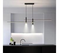 AWEITG Lámpara ., lámpara de araña moderna regulable con control remoto, iluminación creativa 4 luces, foco ajustable for cocina, isla, comedor, dormitorio(B,100cm)