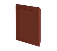 AWENTA Puerta de inspección de inspección - Plástico ABS Tapa de Mantenimiento Robusta y Duradera - Muchos tamaños a Elegir - DT11BR 15 cm x 20 cm Color Marrón