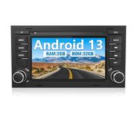 AWESAFE [Android 13.0 2GB+32GB] Radio de Coche para Audi A4/S4/RS4 con Carplay/Android Auto, 7 Pulgadas Pantalla Táctil con WiFi/GPS/Bluetooth/DSP/RDS/USB/FM AM/28 Temas, Apoyo Mandos Volante
