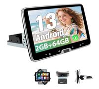 AWESAFE Android 13.0 [2GB+64GB] Radio de Coche 1 DIN Universal con Pantalla Táctil Giratoria de 10.1 Pulgadas, con Carplay/AndroidAuto/Mandos de Volantes/WiFi/GPS (2G+64G con knob)